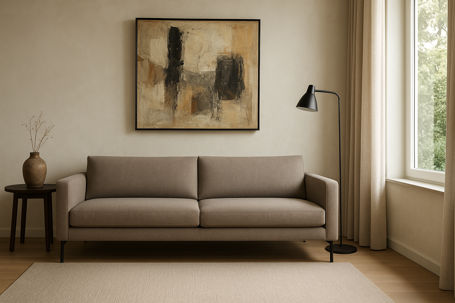 Foto bij De collectie rechte zitbanken als rustige basis voor een najaarsinterieur